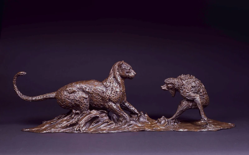 Leopard and Baboon