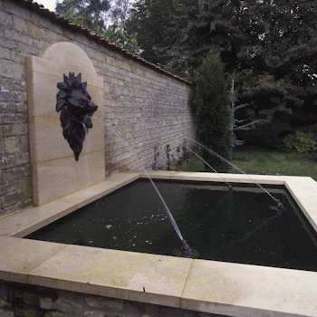 Lion and Frog Fountain