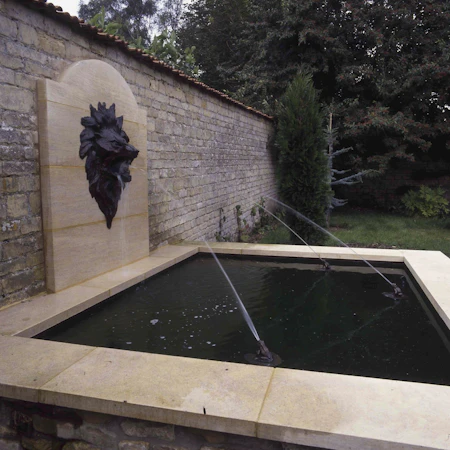 Lion and Frog Fountain
