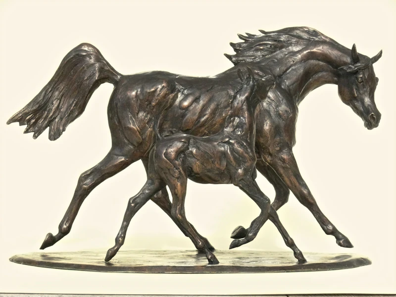 Arab Mare and Foal