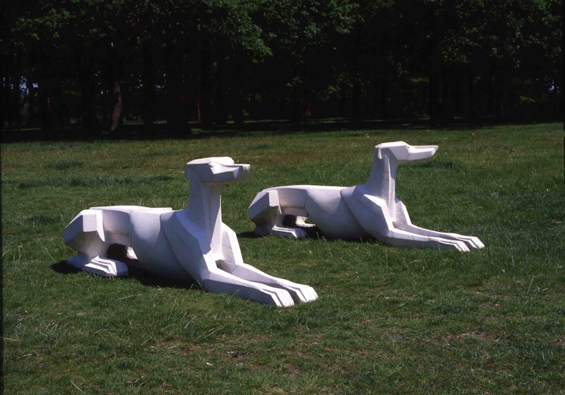 Stone Greyhounds
