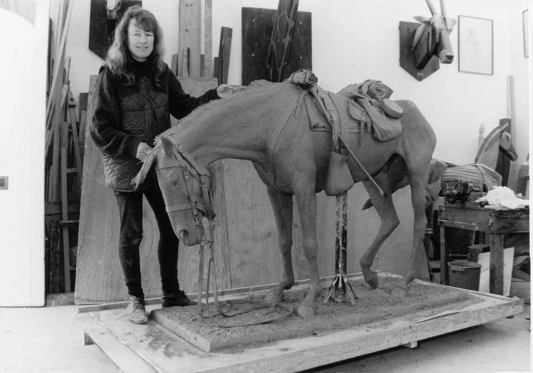 Tessa Pullan in her studio
