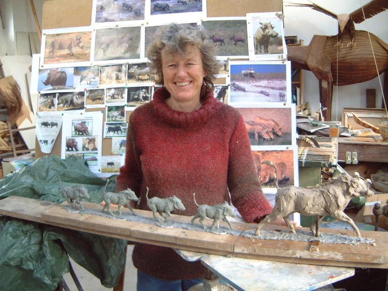 Tessa Pullan in her studio